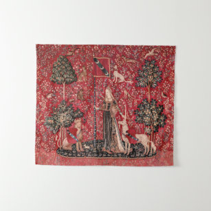 Tenture Lady et Unicorn Moyen Tapestry Touch