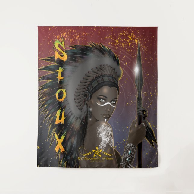 Tenture Lady Sioux (Devant)