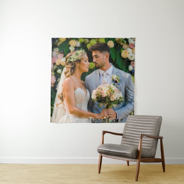 Tenture #LaMélodieCommenceIciTapisserie (En situation)