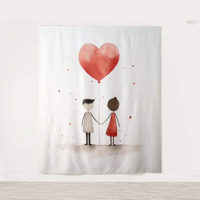 Tenture L'amour dans la simplicité (Devant)