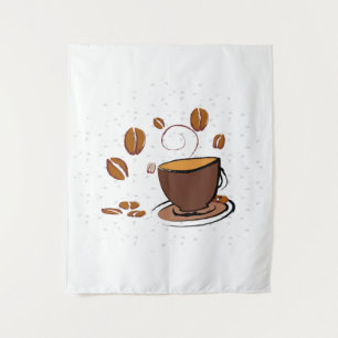 Tenture L'amour du café