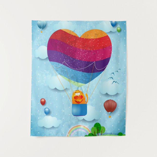 Tenture L'amour est dans l'air (Devant)