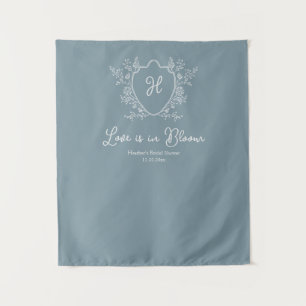 Tenture L'amour est en fleurs Crest Floral Shower de Maria