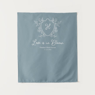 Tenture L'amour est en fleurs Crest Floral Shower de Maria