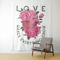 L'amour fait tout grandir - Art Floral Romantique