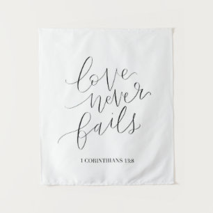 Tenture l'amour ne faillit jamais 1 Corinthiens 13:8