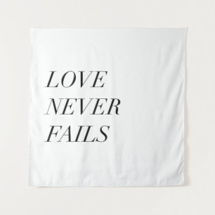 Tenture l'amour ne manque jamais