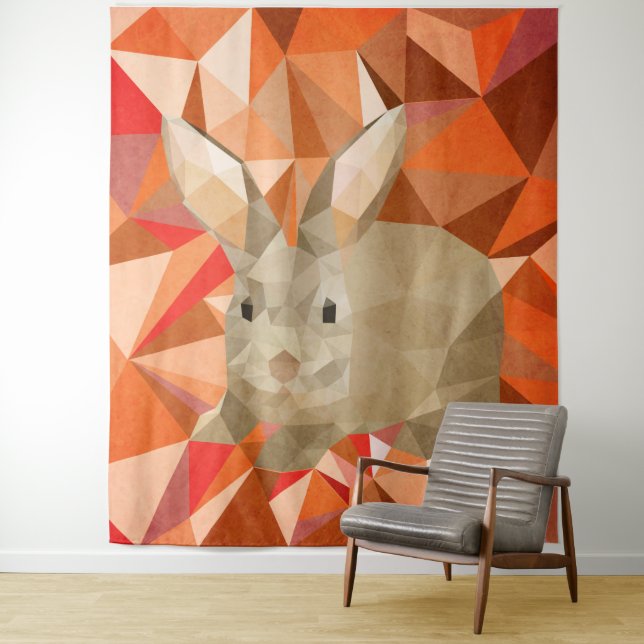 Tenture lapin (En situation)