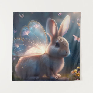 Tenture Lapin Papillon