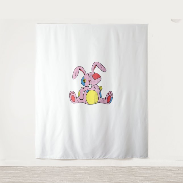 Tenture Lapin rustique (Devant)