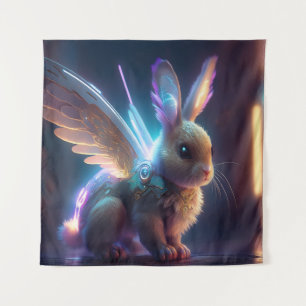 Tenture Lapin spatial