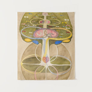 Tenture L'arbre du savoir par Hilma af Klint