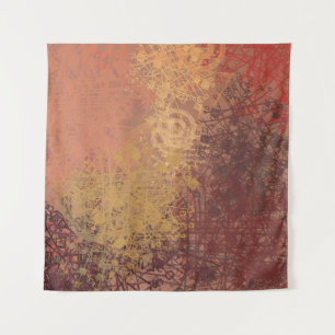 Tenture L'art fait à la main. La texture colorée. OEuvre d