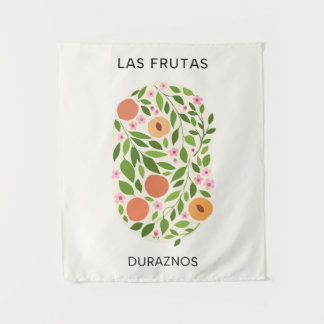 Tenture Las Frutas : Duraznos - Marché de la Pêche