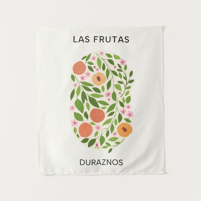 Tenture Las Frutas : Duraznos - Marché de la Pêche (Devant)