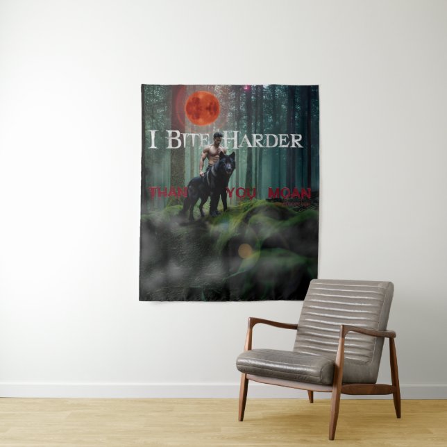 Tenture L'atmosphère mystique de SlipperyJoe à l'Halloween (En situation)