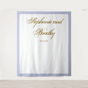 Tenture Lavender Gold Minimaliste Élégant Mariage Arrière-