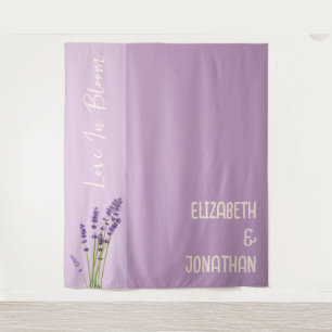 Tenture Lavender Love Mariage