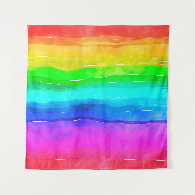 Tenture Laver de peinture à l'aquarelle (Devant)