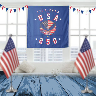 Tenture Le 250e anniversaire de l'Amérique USA 250 1776 20