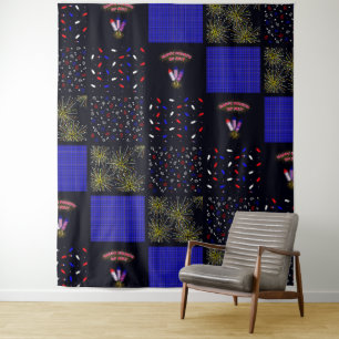 Tenture Le 4 juillet Patchwork Motif - le 4 juillet