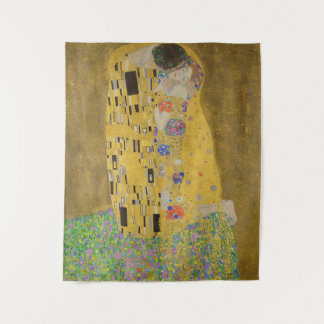 Tenture Le Baiser, peinture à l'huile Art Nouveau, Gustav