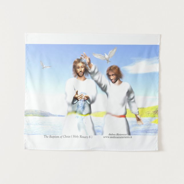 Tenture Le baptême du Christ (Devant (Horizontal))