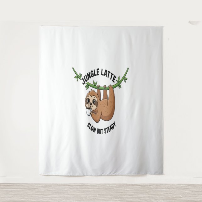 Tenture Le café matinal de Sloth (Devant)