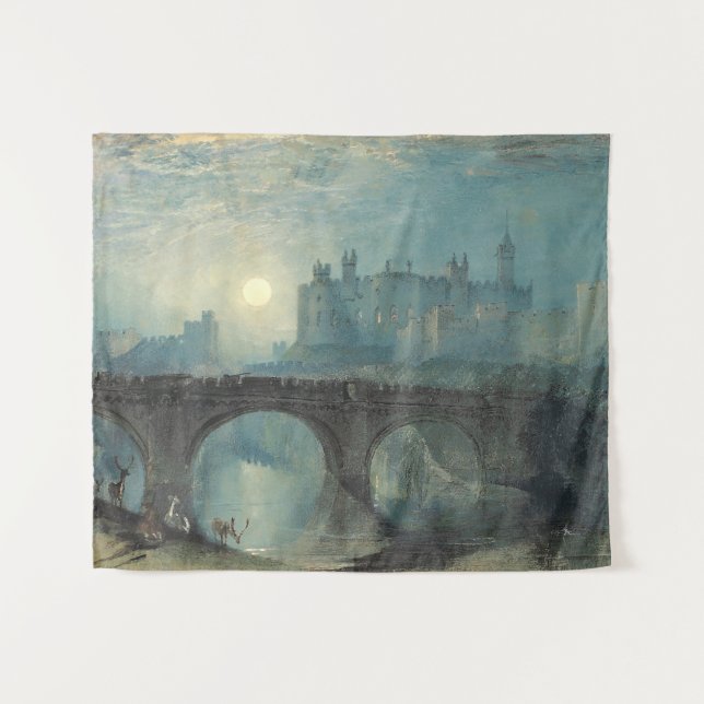 Tenture Le château William Turner Alnwick (Devant (Horizontal))