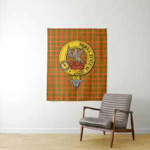 Tenture Le clan antique de tartan de foin Badge la