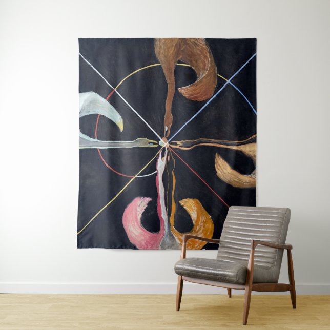 Tenture Le Cygne 7 | Hilma af Klint | (En situation)