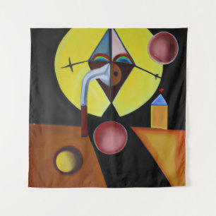 Tenture Le docteur de la peste - Peinture à l'huile