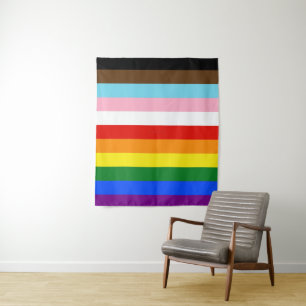 Tenture Le drapeau de fierté à onze bandes de SlipperyJoe'