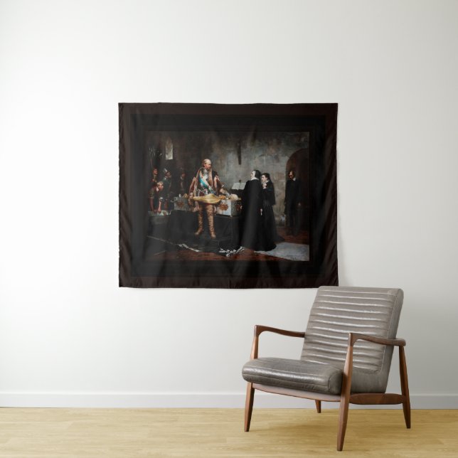 Tenture Le duc Karl insulte le cadavre de Klaus Fleming (En situation (horizontale))