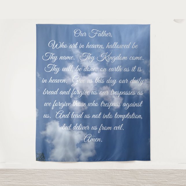 Tenture Le Fond de l'Our Father (Devant)