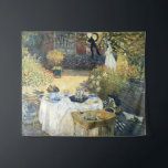 Tenture Le Luncheon Claude Monet<br><div class="desc">Le déjeuner. Claude Monet. Reproduction d'oeuvres d'art célèbres dans le domaine public.</div>