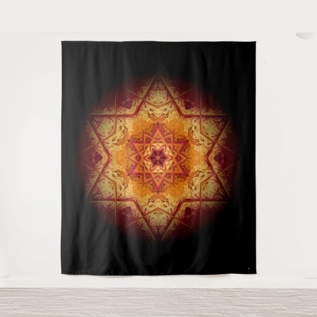 Tenture Le marbre du diable - motif (Devant)
