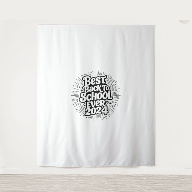 Tenture Le Meilleur Retour À L'École En 2024 Design (Devant)