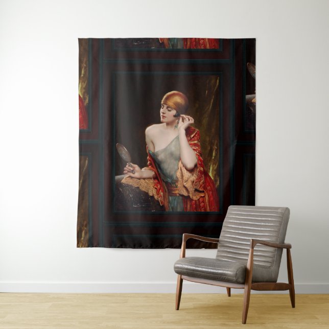 Tenture Le miroir de l'atelier par Albert Henry Collings (En situation)