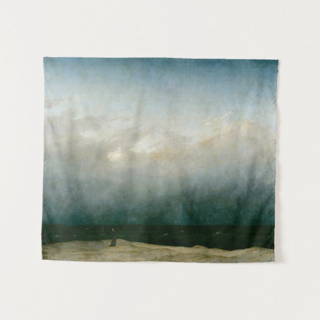 Tenture Le moine au bord de la mer par Caspar David Friedr (Devant (Horizontal))