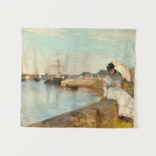 Tenture Le port de Lorient par Berthe Morisot