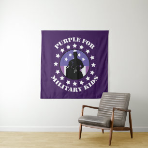 Tenture Le Purple Fier Pour L'Armée