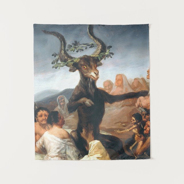 Tenture Le Sabbat Des Sorcières Francisco Goya (Devant)