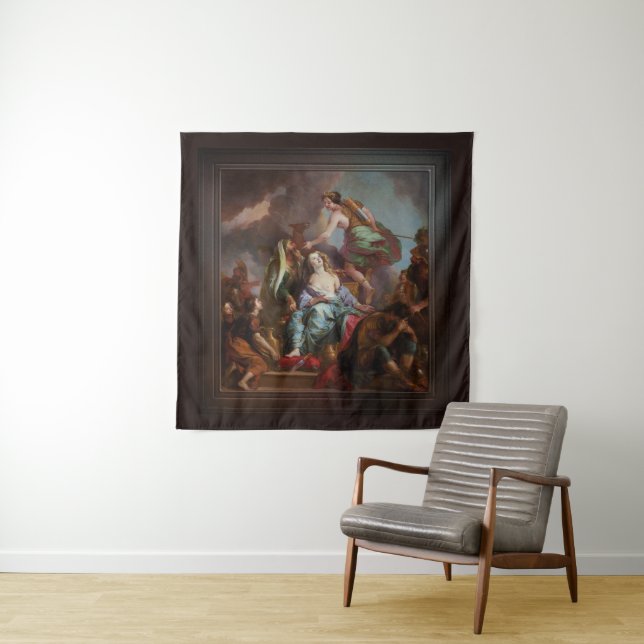 Tenture Le Sacrifice d'Iphigénie par Charles de La Fosse (En situation)