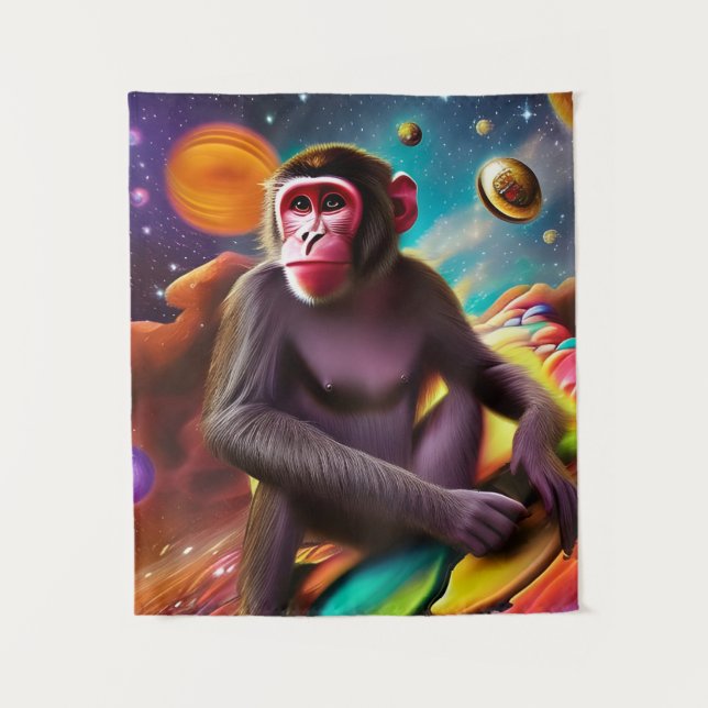 Tenture Le Singe (Trois) (Devant)