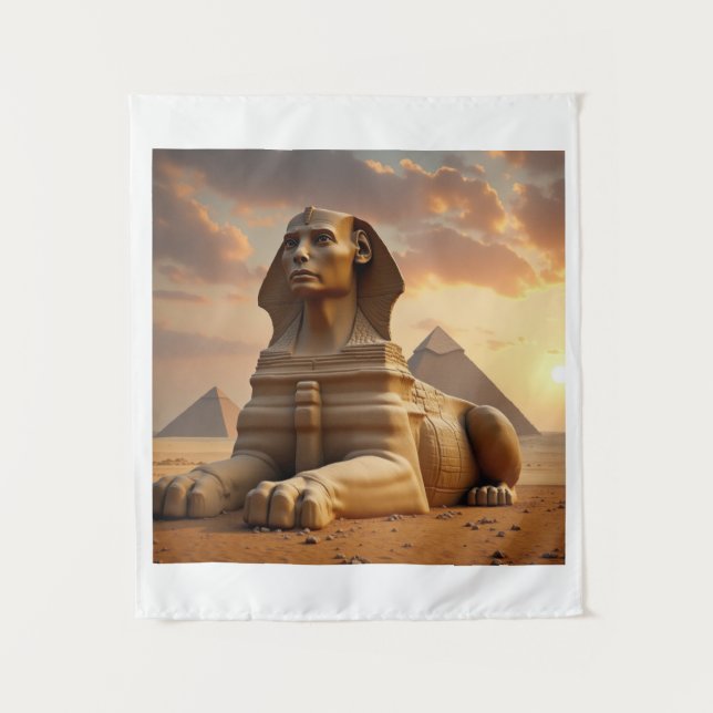 Tenture Le Sphinx de Gizeh – Gardien des Pyramides (Devant)