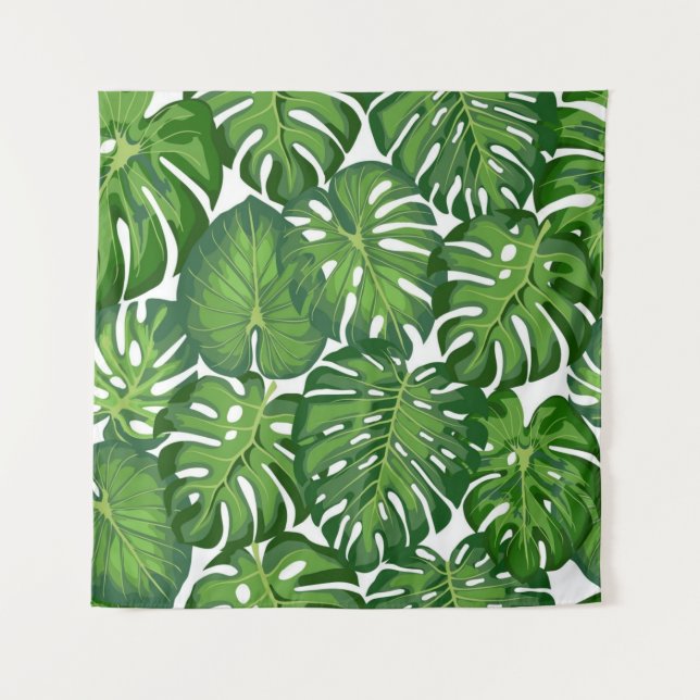 Tenture Leaves pattern (Devant)