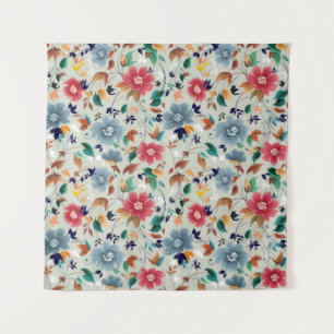 Tenture L'élégance fleurit : Fond floral vintage