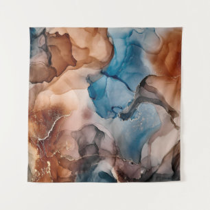 Tenture L'encre d'alcool est translucide. multicolo Abstra