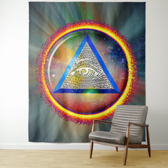 Tenture Lens Of Providence (En situation)